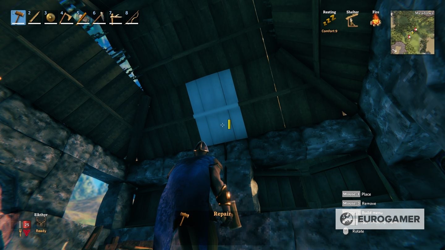 Valheim building guide How to build a house, chimney building and